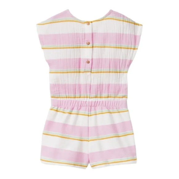 ZARA Kids | Mauve | CONTRASTING STRIPED JUMPSUIT - Picture 3 of 7